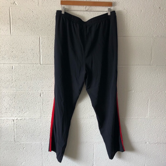 Nine Eight navy red striped pull on joggers sz: 18 - Picture 5 of 6